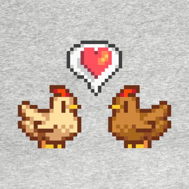 Stardew Valley Chicken Love by r9440